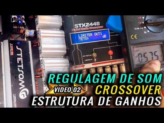 REGULAGEM DE SOM AUTOMOTIVO / CORTES DE FREQUÊNCIA PROCESSADOR STX 2448 STETSOM   / CHIKIM SOM