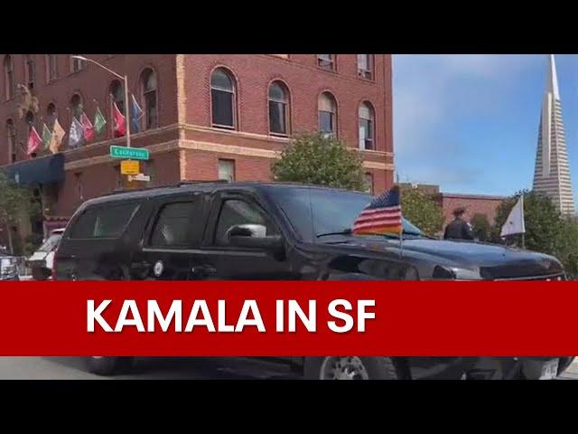 VP Kamala Harris draws crowds to San Francisco fundraiser weeks before election | KTVU