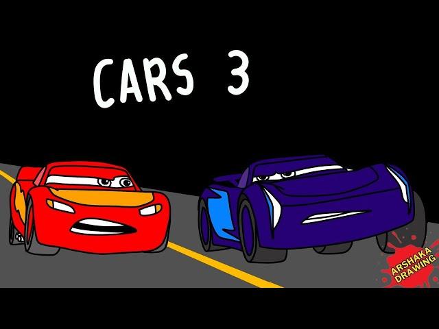 Lightning McQueen and Jackson Storm Drawing Tutorial | How to Draw Pixar Cars