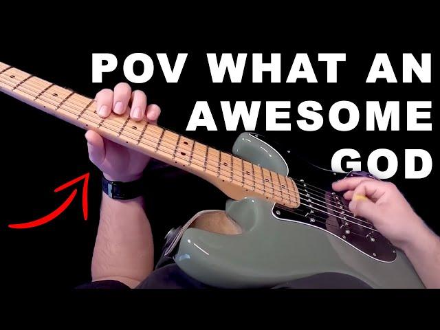 What An Awesome God - Phil Wickham Lead Guitar Tutorial with Tabs