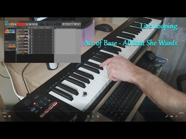 Ace Of Bace - All that She wants - live looping, bitwig + nektar impact gx61