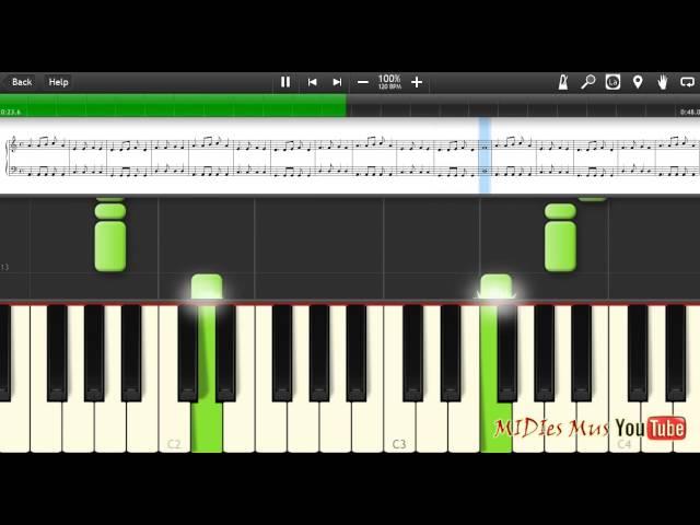 Prayer in C - Lilly Wood the Prick Piano Cover [Synthesia Piano Tutorial]