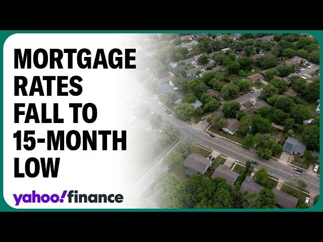 Mortgage rates fall to 15-month low ahead of Fed's rate cuts