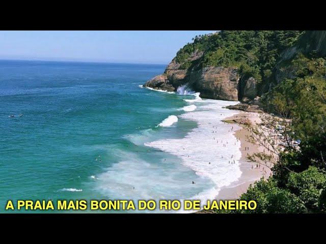 A praia mais bonita do Rio De janeiro - Praia da Joatinga - Barra da Tijuca