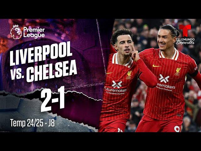 Highlights & Goals: Liverpool vs. Chelsea 2-1 | Premier League | Telemundo Deportes