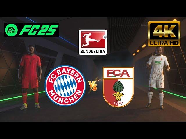 EA FC 25 - Bayern Munich vs Augsburgo | Bundesliga 24/25 [4K-60]