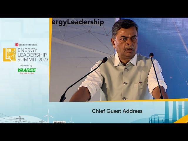 Chief Guest Address by Shri R K Singh at The Economic Times Energy Leadership Summit 2023