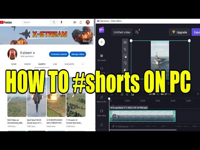 How to Create, Edit and Upload YouTube Shorts on a Windows PC for FREE!