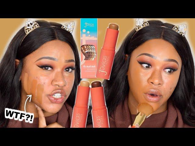 TESTING JUVIAS PLACE FOUNDATION STICKS & REVIEW...WORTH YOUR MONEY?! |AD