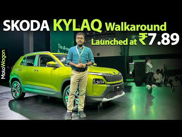 Skoda Kylaq 2024 - Walkaround Review | Tamil Car Review | MotoWagon.