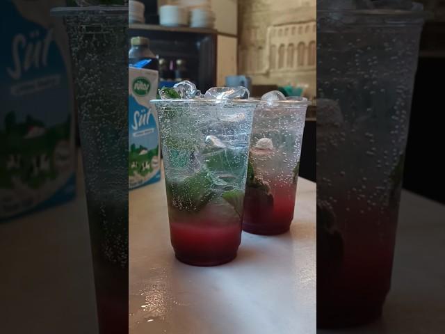 Raspberry mojito  #mojito #colddrink #shorts
