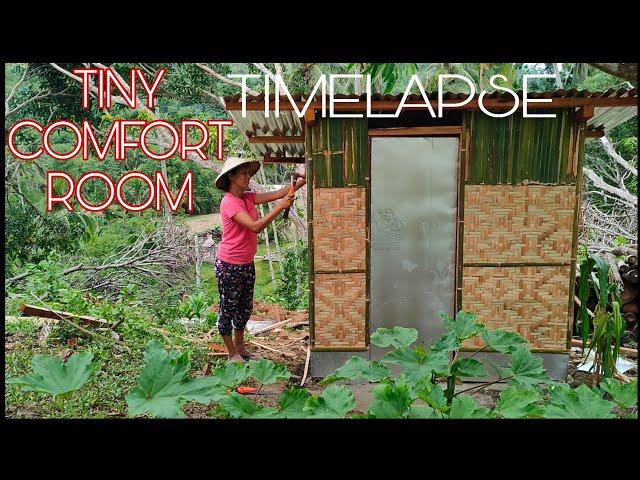 BUILDING A TINY NATIVE COMFORT ROOM AT THE FARM | TIMELAPSE