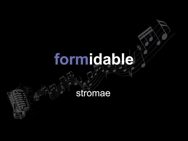 stromae | formidable | lyrics | paroles | letra |