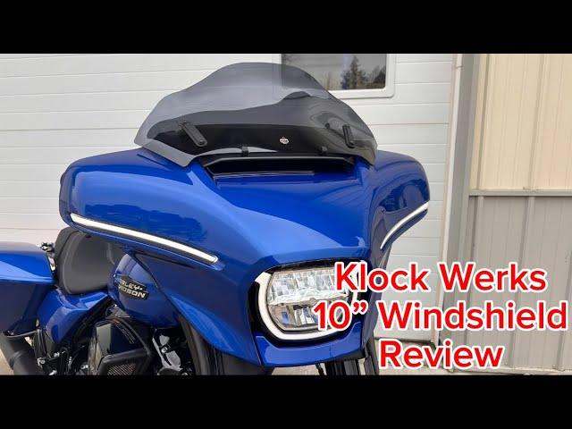 Klock Werks 10” Windshield Review for 2024 Harley Street Glide