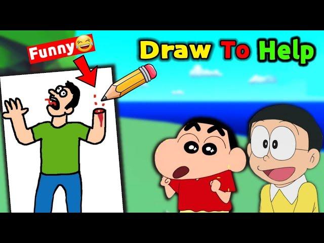 Draw to Help People  ||  Funny Game Drawing Simulator