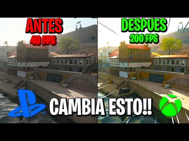 La MEJOR CONFIGURACION para WARZONE Y Modern warfare 3 (PS4,PS5,XBOX, PC)