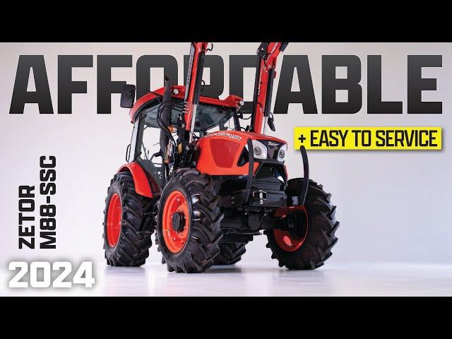 MOST AFFORDABLE Utility Tractor Over 80hp | 2024 Zetor Major Series [M88-SSC]