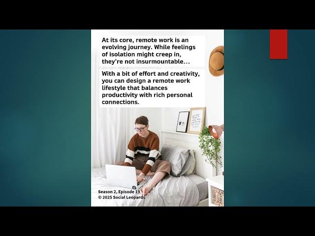 Remote Work, Real Connections - Make WFH More Human. #shorts