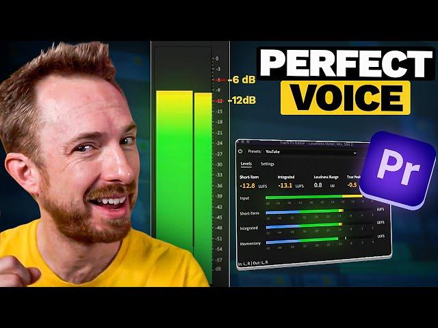 Make Your Voice Stand Out in Premiere Pro | Audio Levels For Beginners