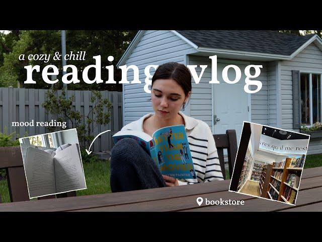 a cozy reading vlog