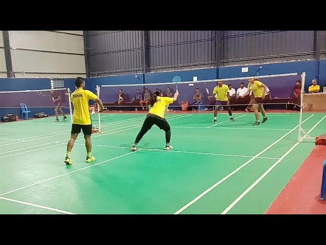 SENTHILVEL SANIA Vs VIJAYANAND ANEES KOWSAR Mixed Doubles Quarterfinals TN State Ranking Badminton