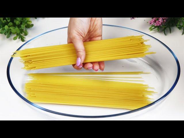 Так СПАГЕТТИ Вы еще не готовили! Невероятно Вкусный УЖИН на СКОРУЮ РУКУ - Ужин из простых продуктов