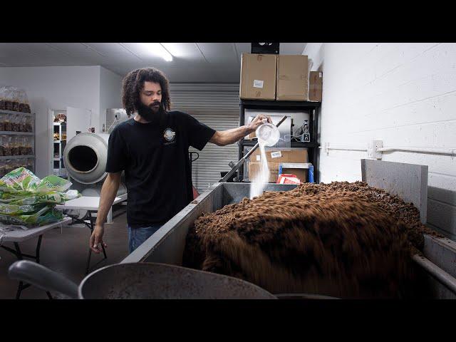 Making 95 Blocks of Our Hardwood Sawdust Substrate for Mushroom Cultivation | Southwest Mushrooms