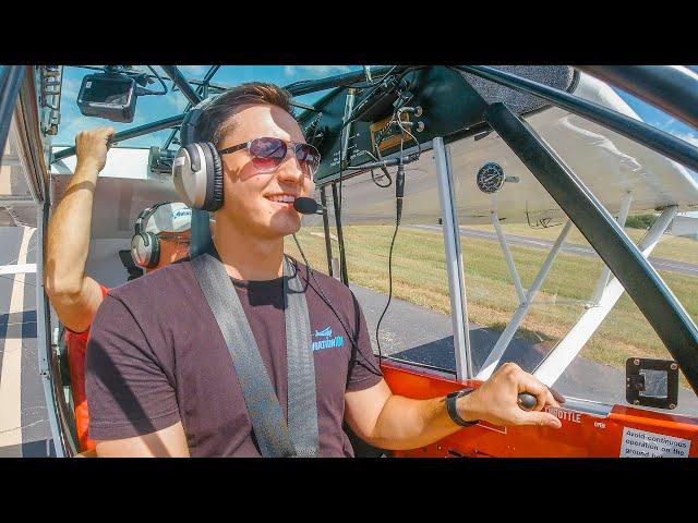 Learning to LAND a Tailwheel Airplane | Tailwheel Training: Part 1