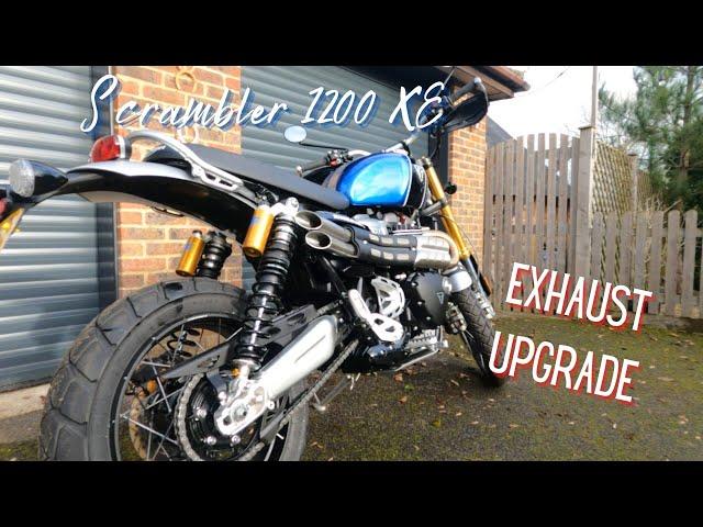 Triumph Scrambler 1200 XE - Total Triumph Exhaust Upgrade, Installation and Sound