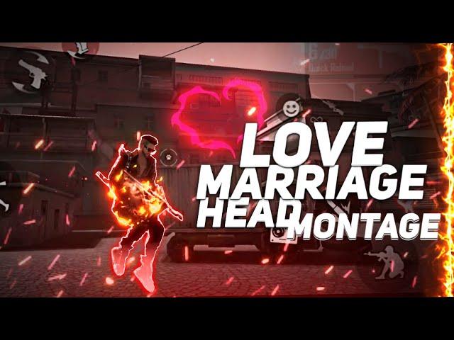 LOVE MARRIAGE || Free Fire MONTAGE || HINDI SONG - JiDi GaMer.