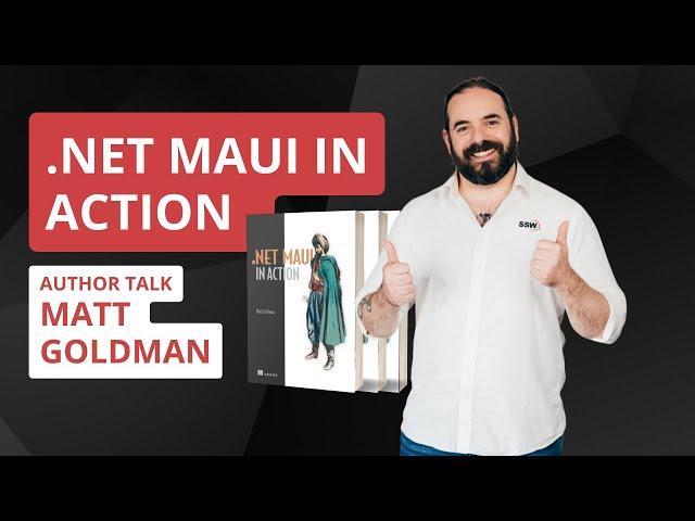 Matt Goldman’s .NET MAUI book launch | What fills the Whitespace