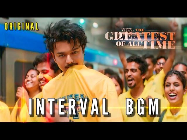 Goat : interval bgm - ringtone - ilayathalapathy - vijay - yuvan - venkat Prabhu #thegoat #bgm