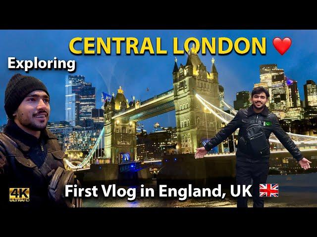 Exploring Central London  | My First Vlog in England, UK ️ | London Bridge & Tower Bridge