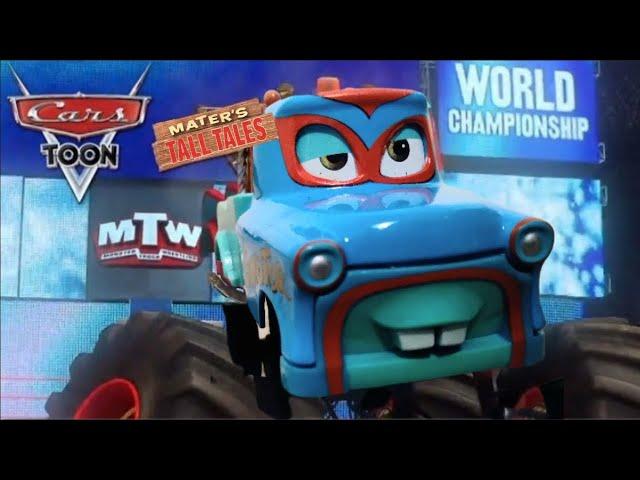 Cars Toons Mater's Tall Tales | Monster Truck Mater Remake