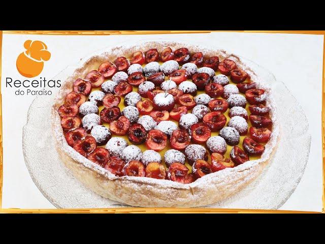 TARTE DE CEREJAS (muito fácil de fazer) |   Receitas do Paraíso