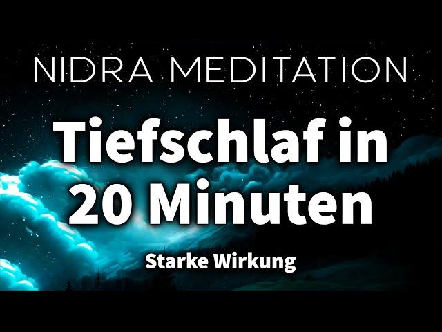 In wenigen Minuten tief und fest Schlafen (NIDRA MEDITATION) Einschlafmeditation