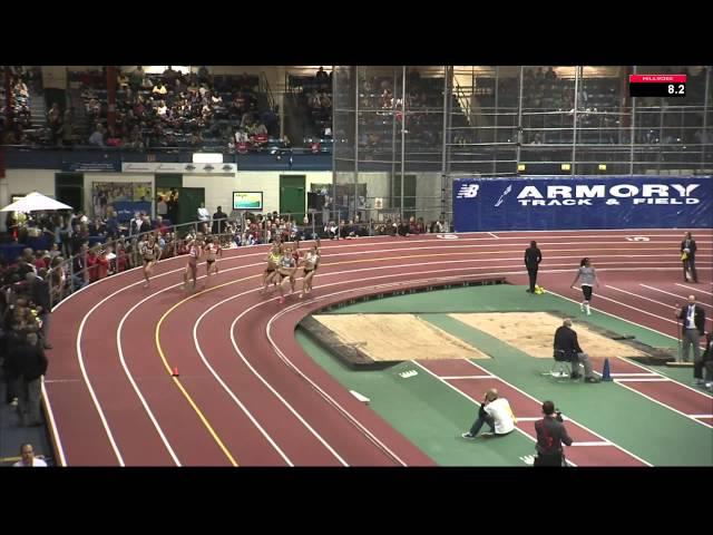 105th Millrose Games - Simpson & Rowbury battle in NYRR Wanamaker Women's Metric Mile (1500m)