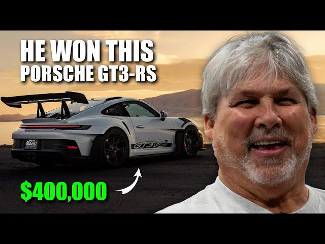 He Won a $400,000 Porsche GT3-RS.