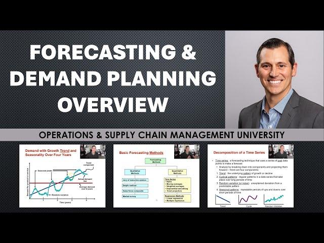 Forecasting & Demand Planning Overview in Supply Chain & Operations Management