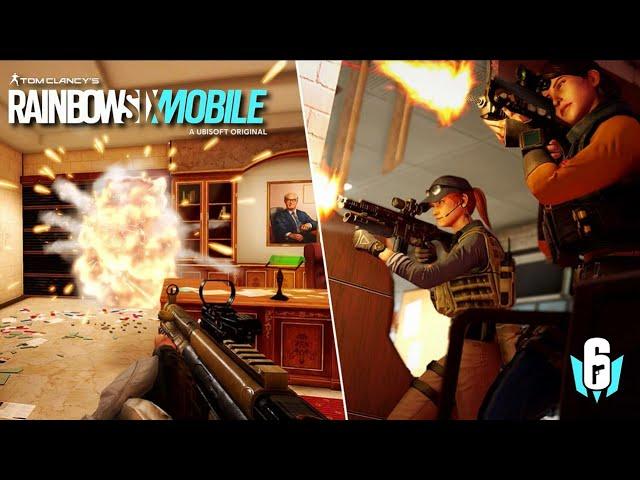 *NEW* RAINBOW SIX MOBILE - BETA FIRST LOOK GAMEPLAY