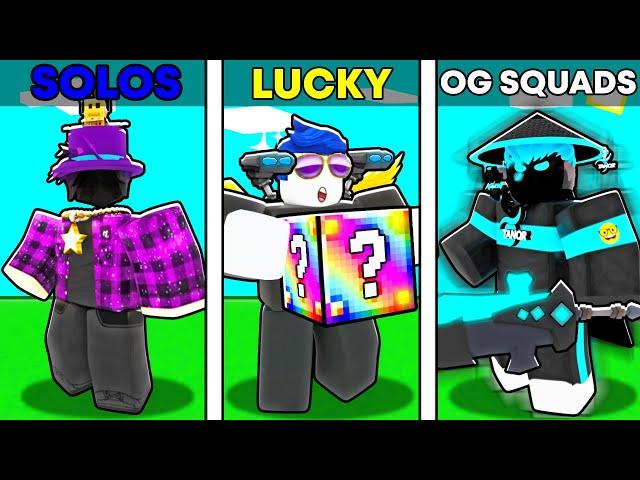 I Played YOUTUBERS Favorite GAMEMODES In Roblox Bedwars..