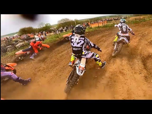 POULANGY 2024 // GROSSE VITESSE + CHUTES en 125cc// COURSE MOTOCROSS