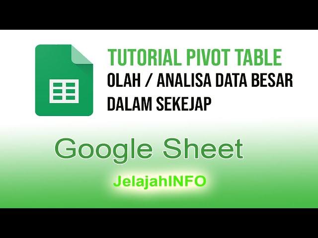 google sheet pivot table ~ Jelajah Info