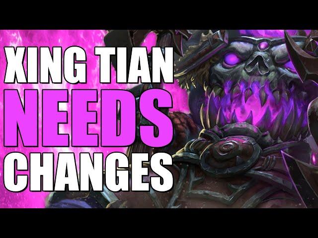 Xing Tian is one of the worst gods in the game.. how do we fix him?