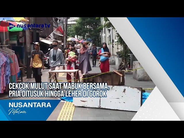 Cekcok Mulut Saat Mabuk Bersama, Pria Ditusuk Hingga Leher Di Gorok