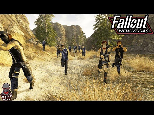 Fallout: New Vegas NPC Battles | NCR VS Legion, Powder Gangers, Great Khans, and Fiends