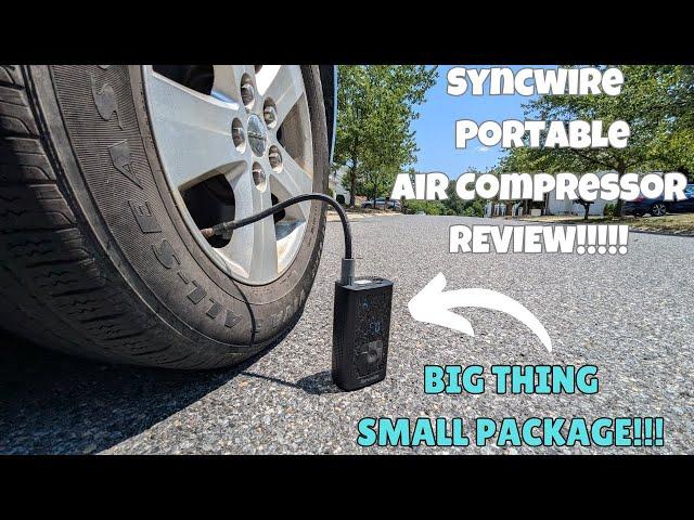 Syncwire Tire Inflator Portable Air Compressor REVIEW!