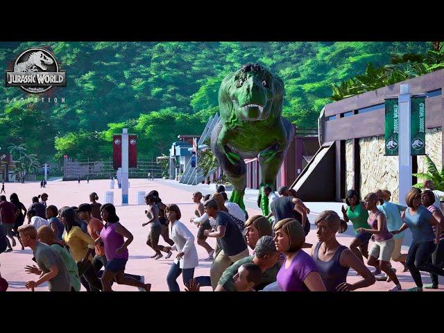 The Hulk Rex & Spidey Rex Which Trex Strong?  - Jurassic World Evolution