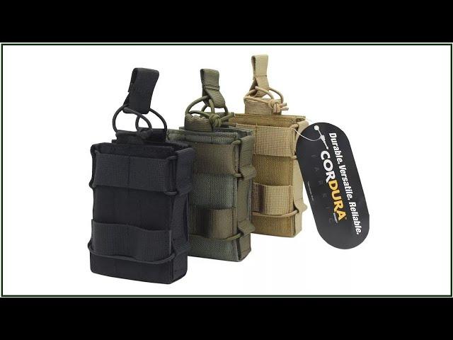 Porta Carregador Fast Mag Fuzil Em Cordura 1000D Para Colete Modular ou Cinto Tático