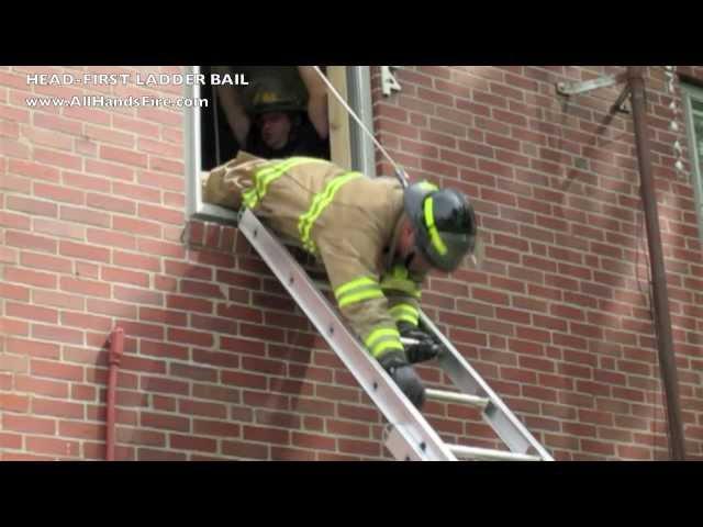 Firefighter Safety & Survival Head First Ladder Bail